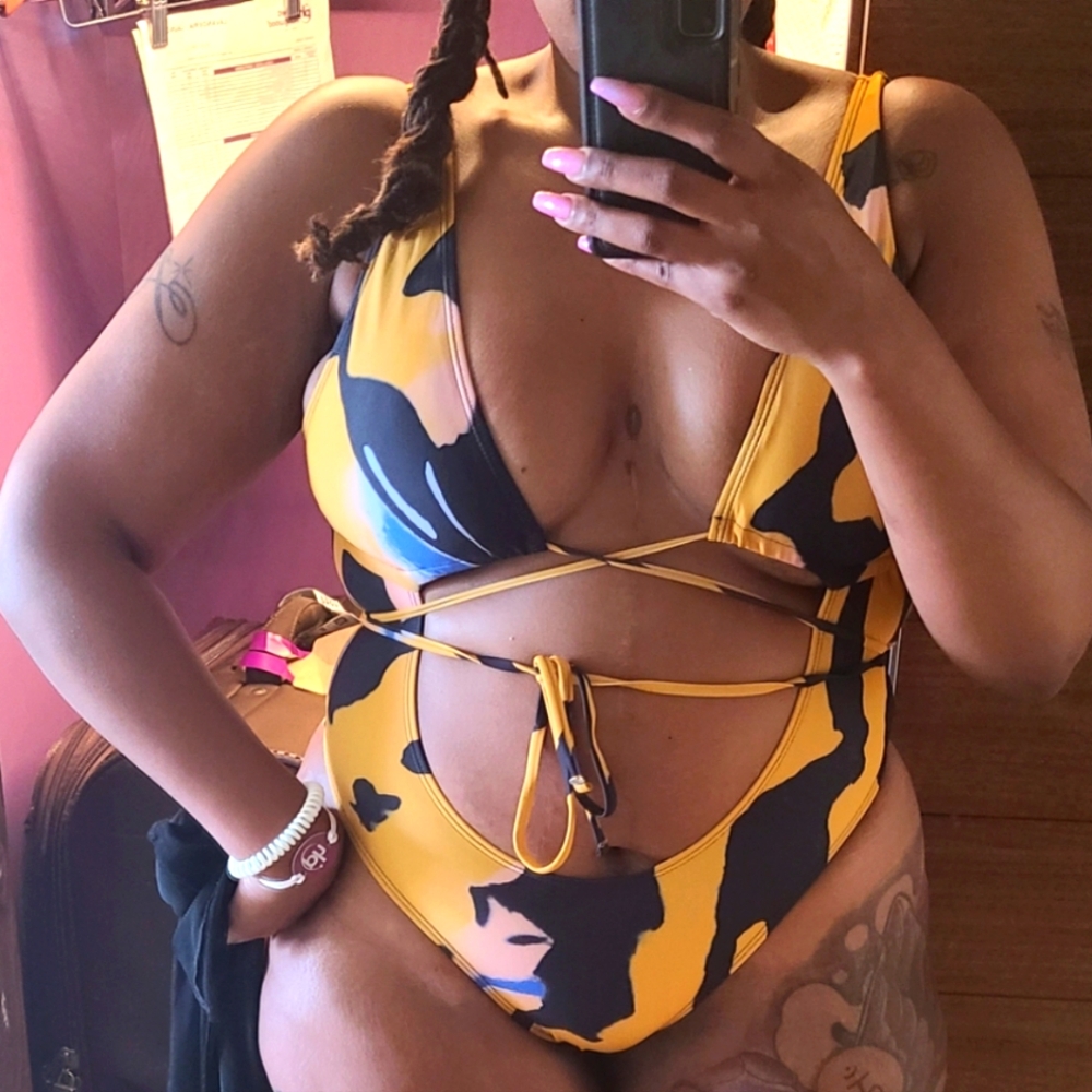 Matte collection monokini xl
